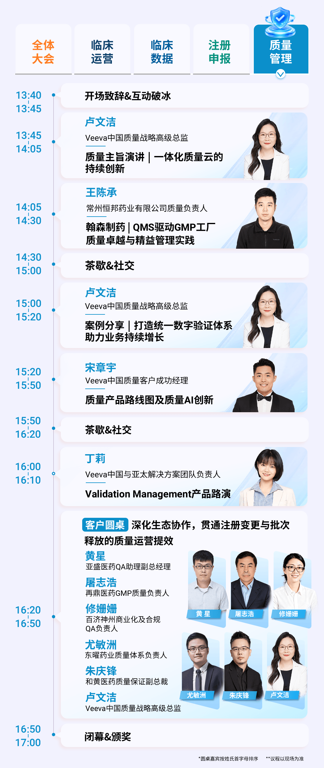 活动嘉宾