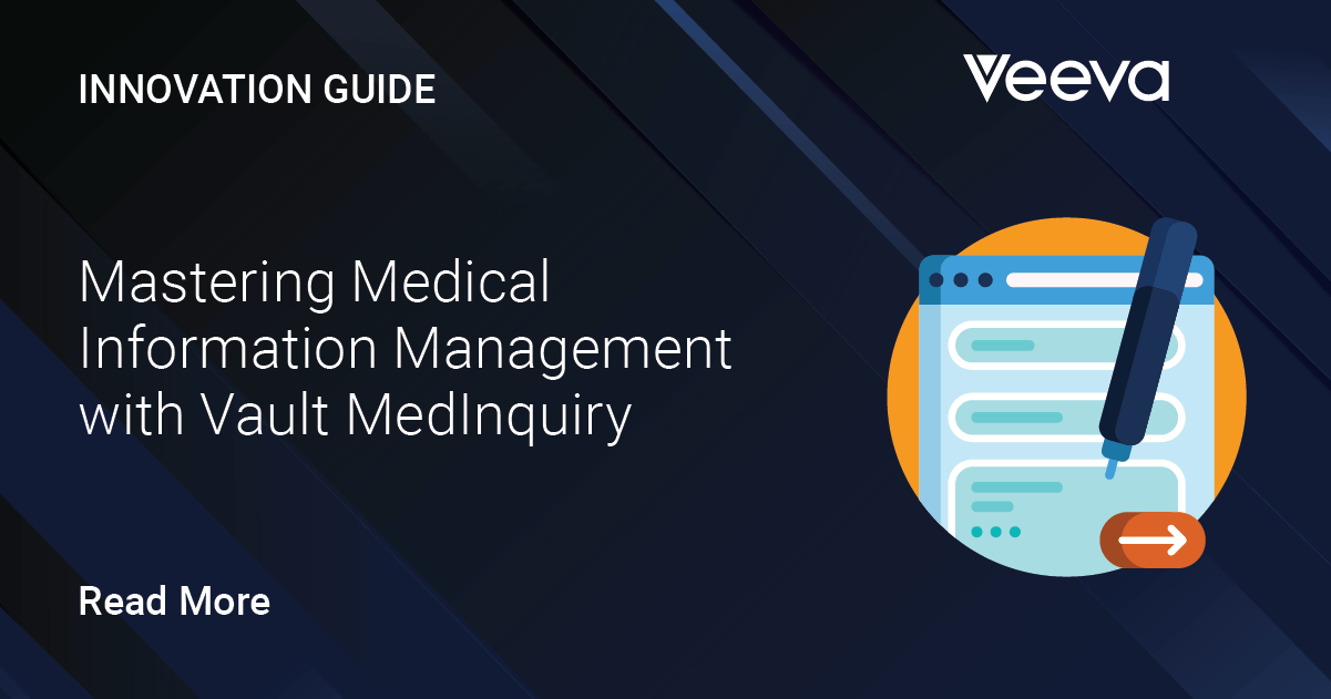 Haq Veeva Module Optimizing Medical Information with Veeva MedInquiry | Veeva Systems Europe