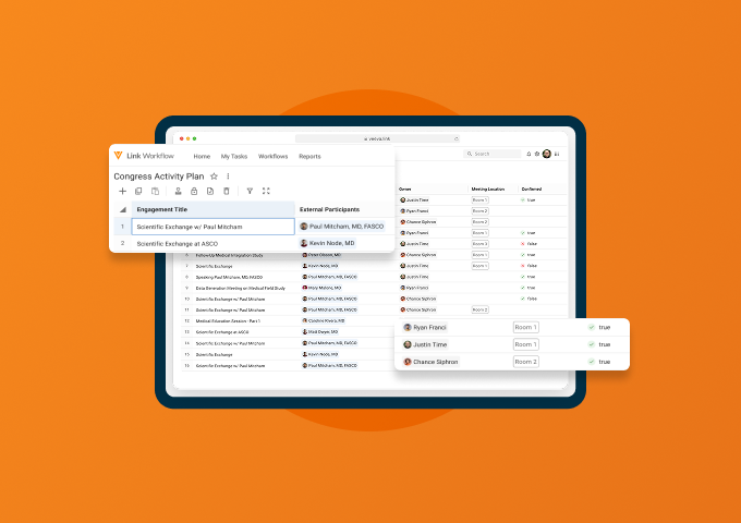 Veeva Link Workflow for Congresses