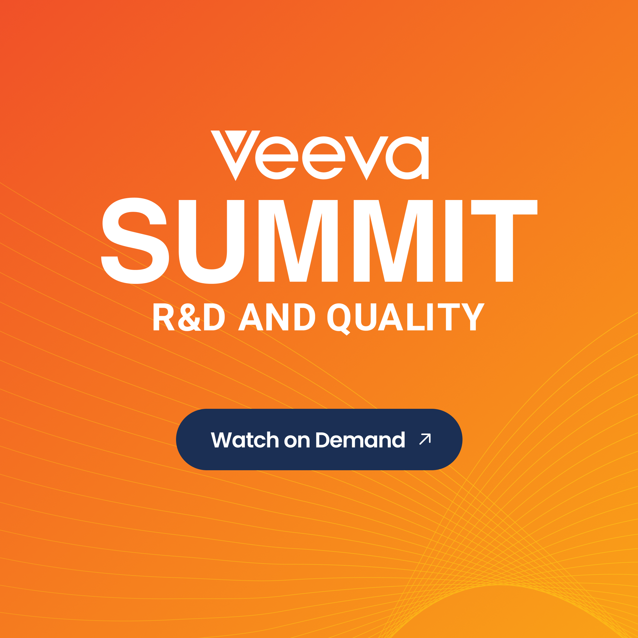 Veeva R&D and Quality Summit 20-21 May, 2027 | Veeva Systems Europe