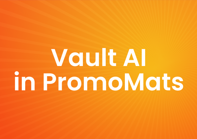 Vault AI in PromoMats