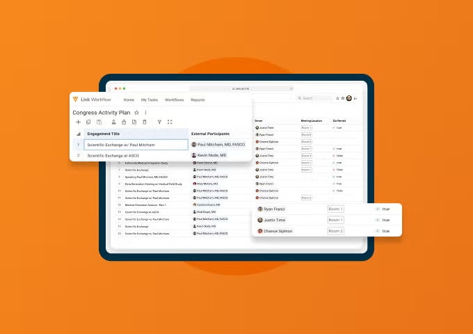 Veeva Link Workflow for Congresses