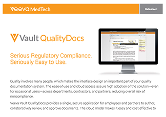 Image for Quality Control Software Provides a Single Source for all Quality GxP Compliance Documents and Records