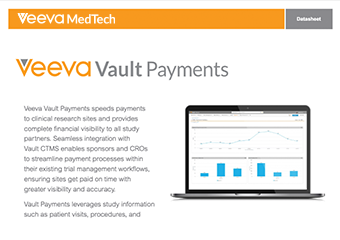 Image for Vault Payments Software Automates and Streamlines Clinical Trial Site Payments