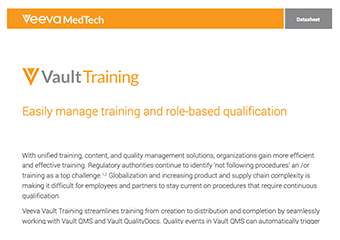 Image for Quality Training and Qualification Management for Role-based Qualifications and Training Compliance
