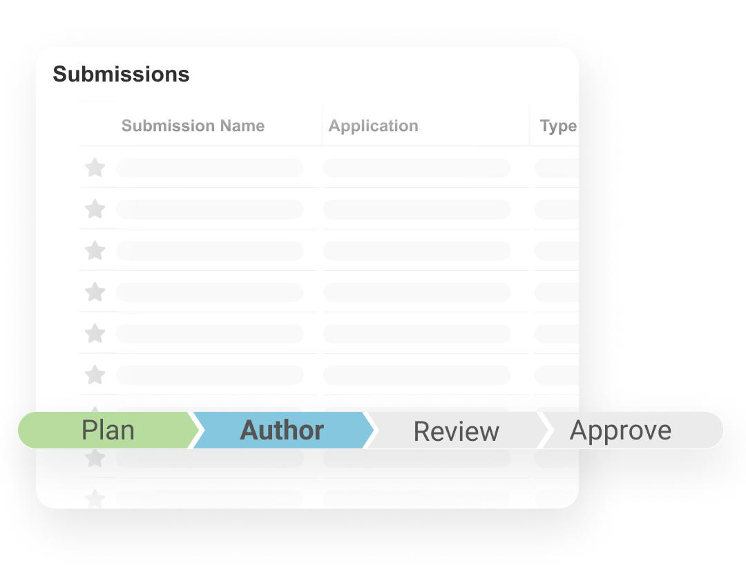 Vault Submissions manages the content creation workflow from planning through approval