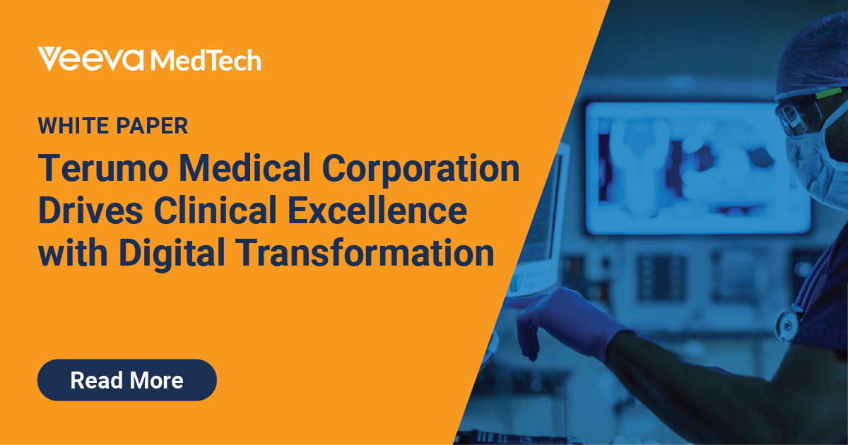 Terumo Medical Corporation Drives Clinical Excellence with Digital