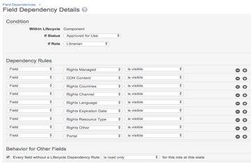 Field Dependencies in Vault