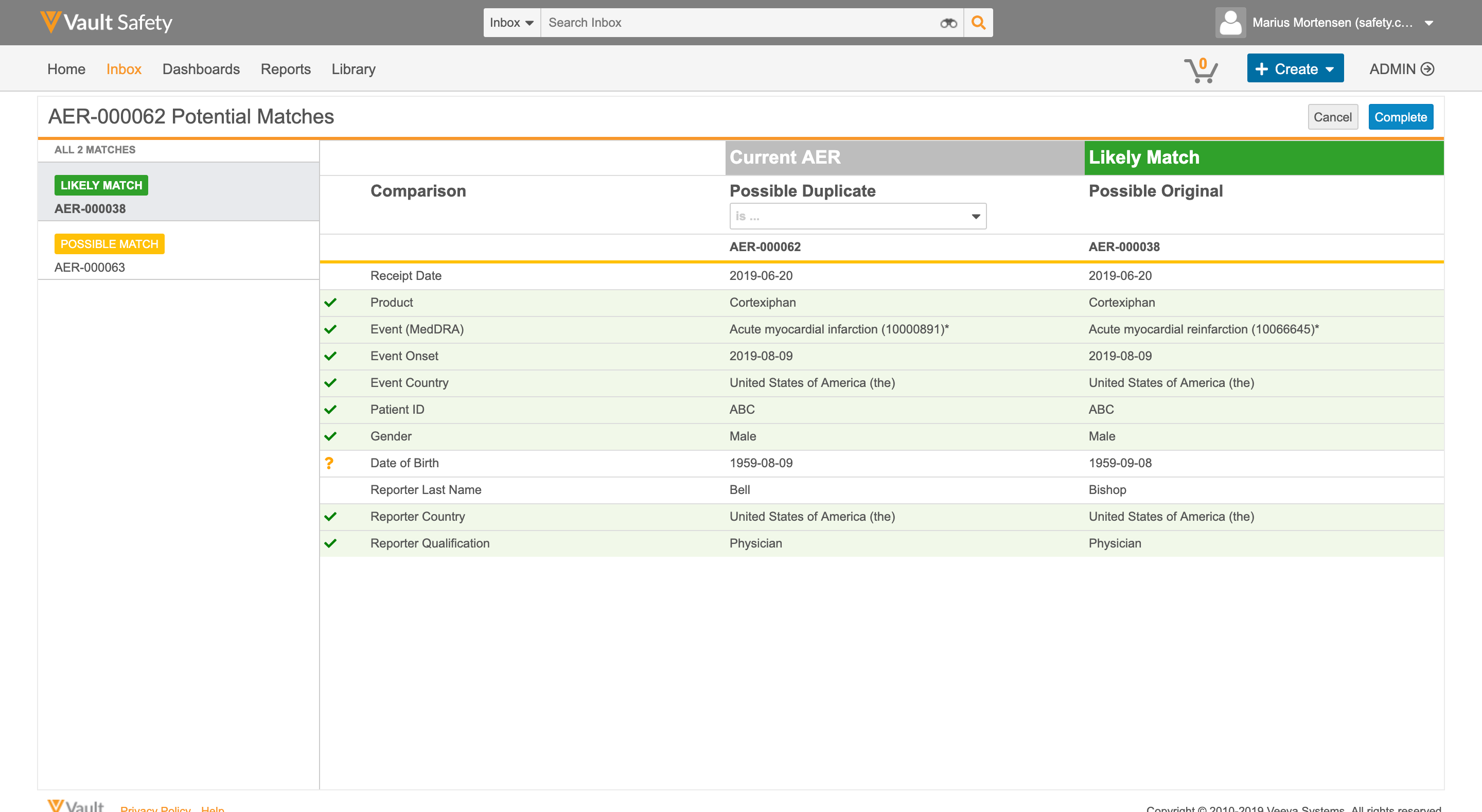 safety main screenshot