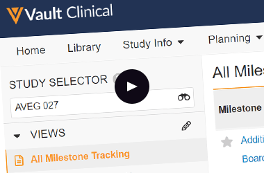 Manage Milestones with Vault Clinical Operations