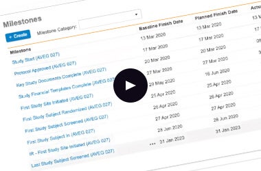 Manage Milestones with Vault Clinical Operations