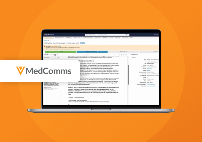 Veeva Vault MedComms Glossary