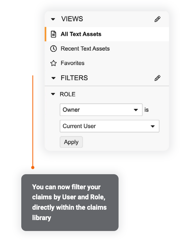 Filter claims example