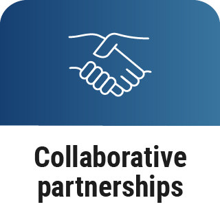 collaborative partnerships icon
