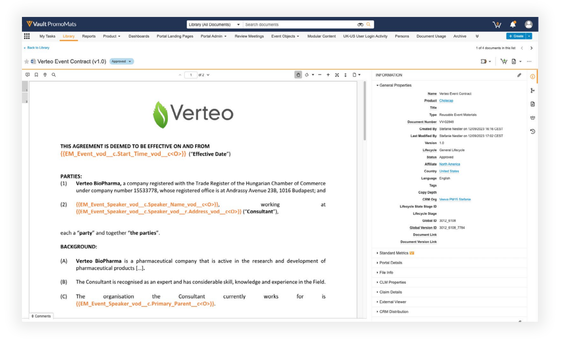 Veeva PromoMats integration download