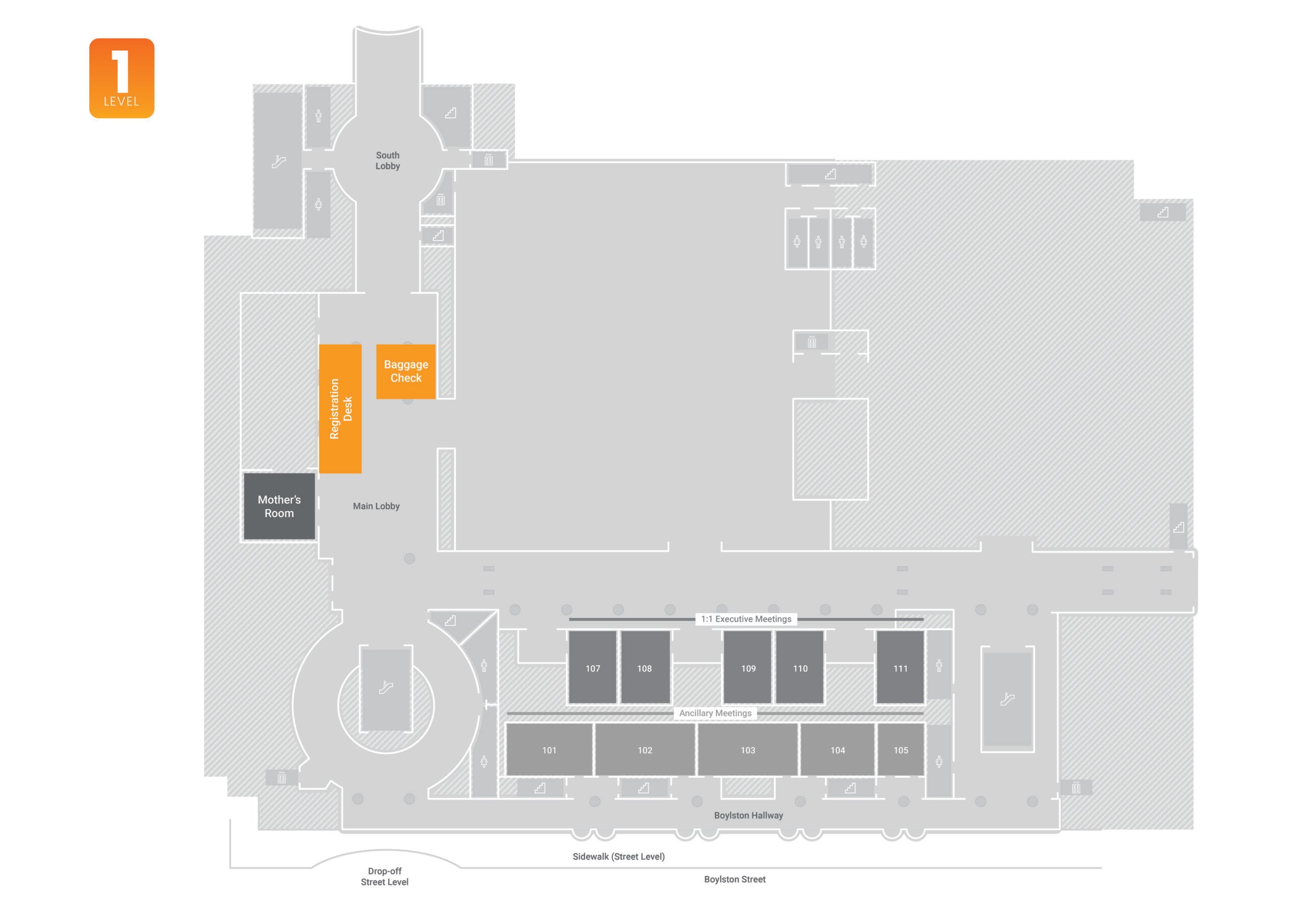 Venue Map Level 1