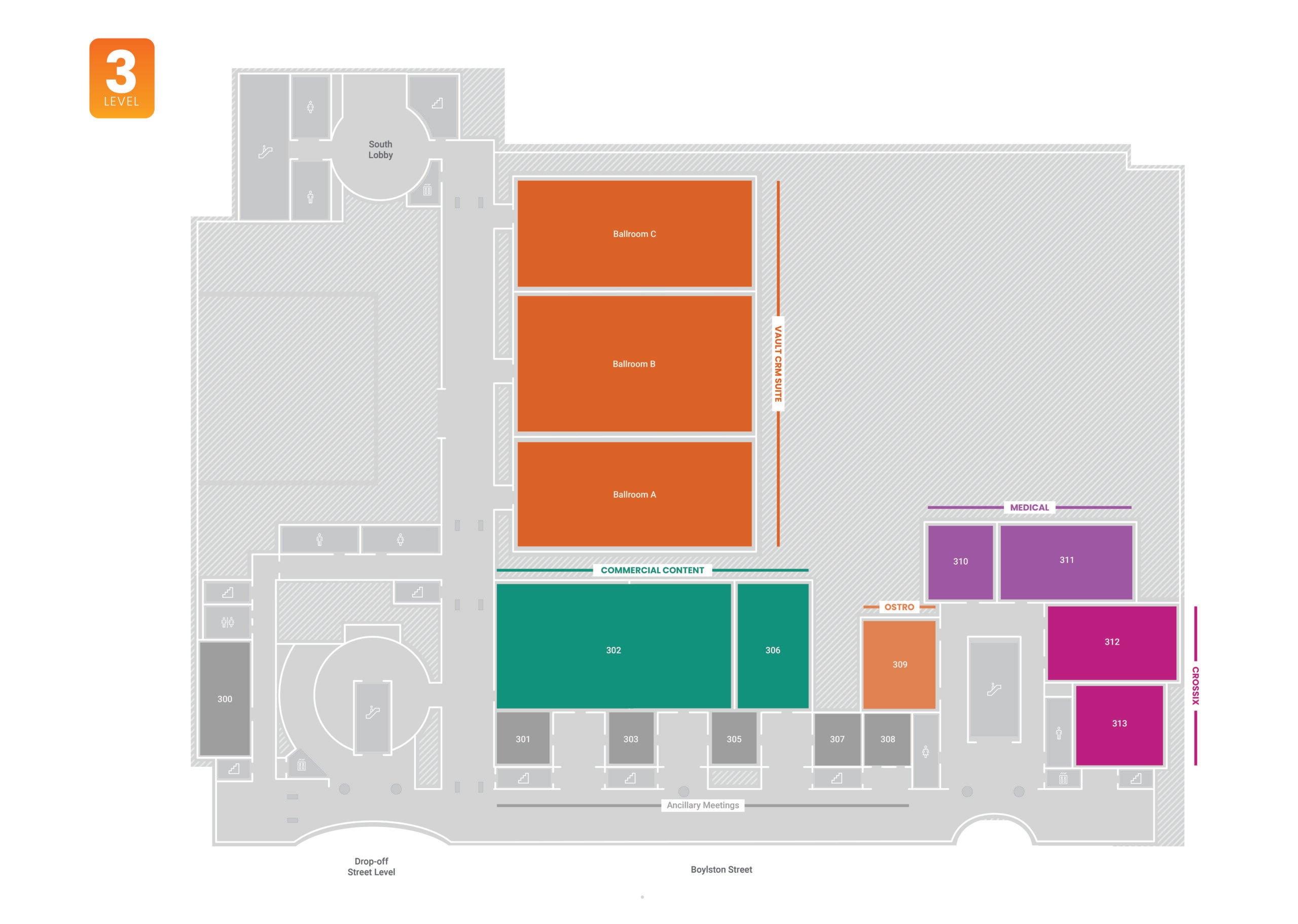Venue Map Level 3