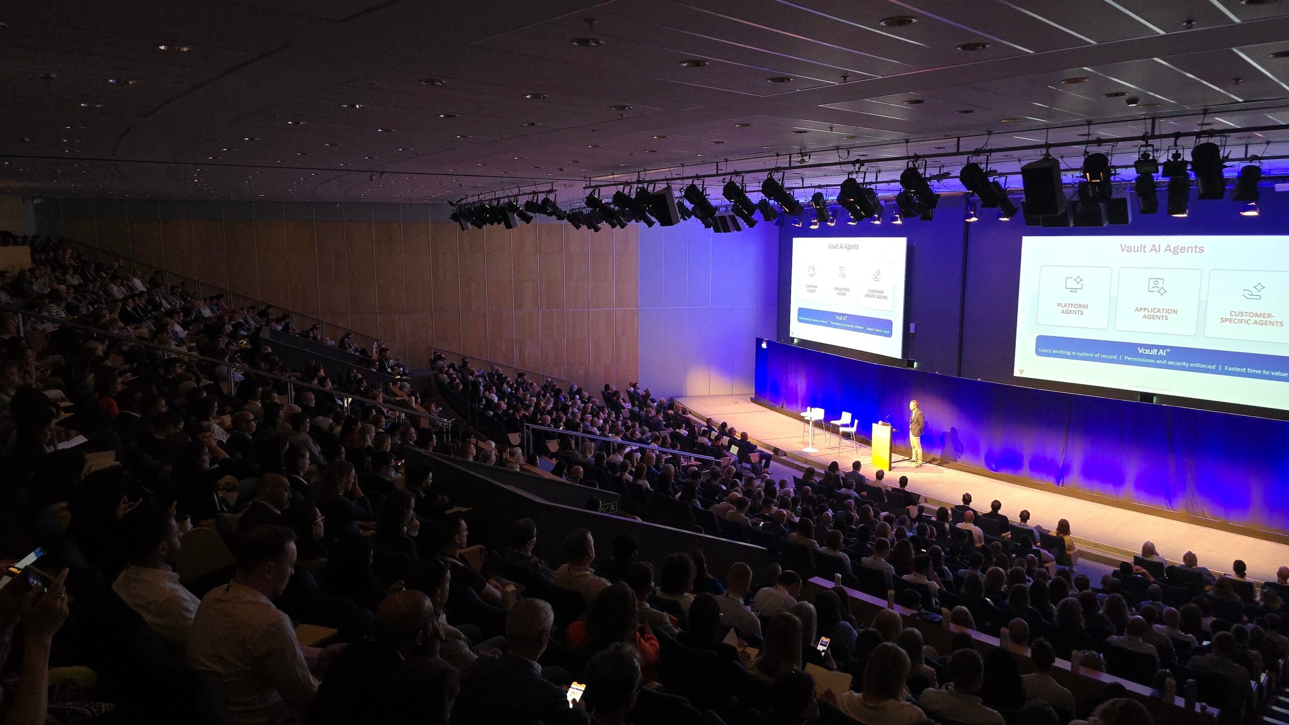 Veeva R&D and Quality Summit, Europe, conference hall