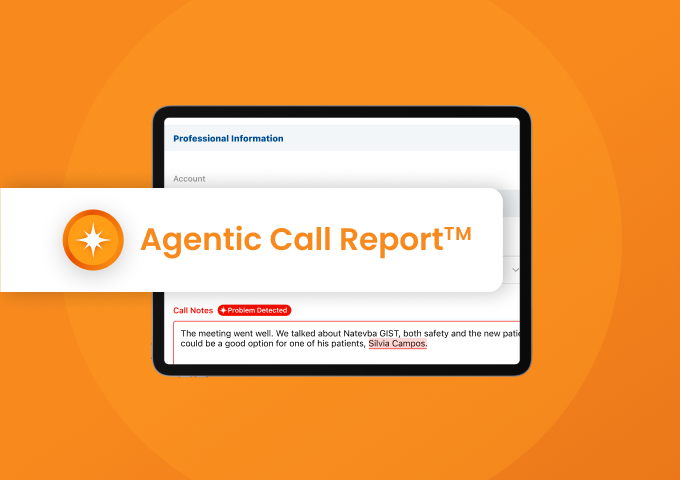 Agentic Call Report&trade; in Vault CRM