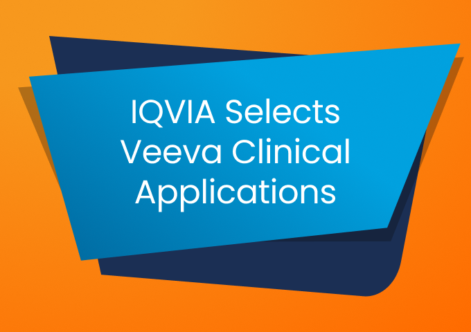 IQVIA Selects Veeva Clinical Operations Applications